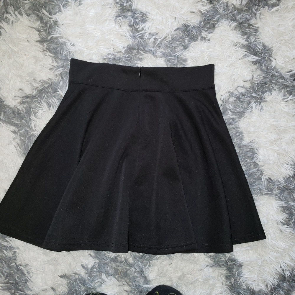 Black Skater Skirt Medium